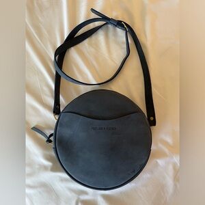 Portland Leather Deep Water Large Circle Crossbody